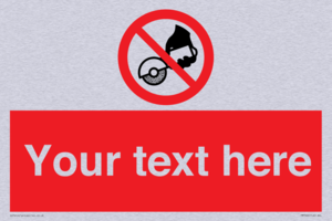 Custom Do not use with hand held grinding machine